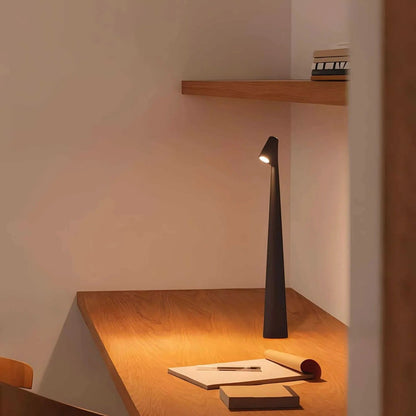 Portable Metal Office Lamp with Adjustable Brightness and USB Port
