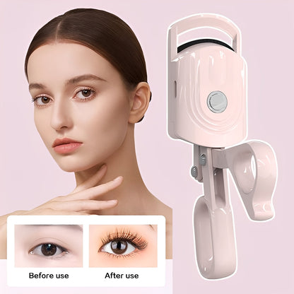 Portable Warm Eye Lash Curler for Easy Makeup