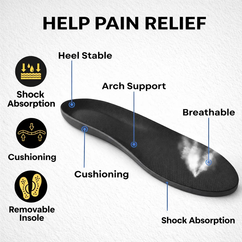 Comfortable Mens Running Shoes with Arch Support