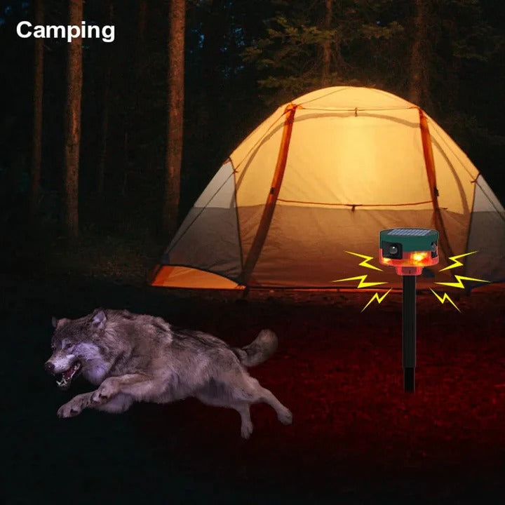 Outdoor Motion Activated Animal Deterrent with Wide Coverage