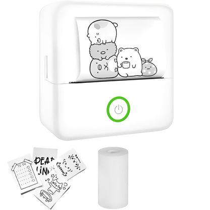 Wireless Compact Photo Sticker Printer with Bluetooth