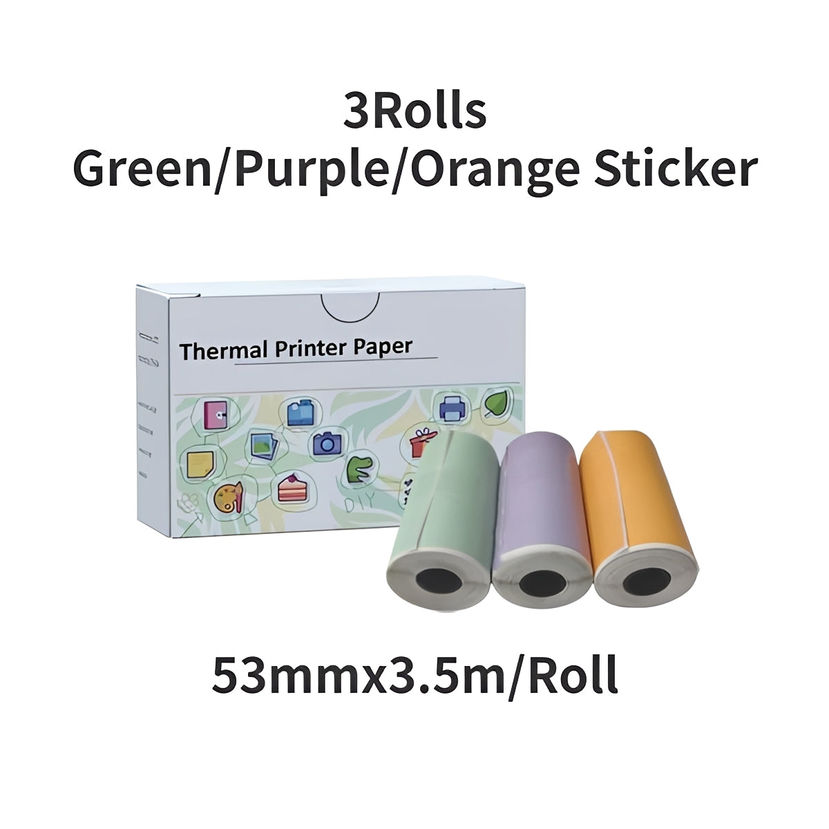 Wireless Compact Photo Sticker Printer with Bluetooth