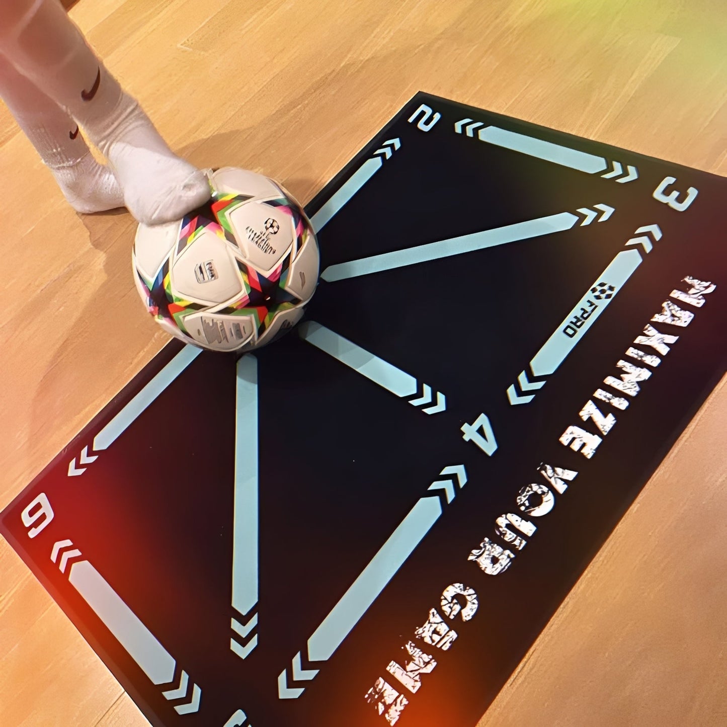 Pro Soccer Practice Mat with Online Coaching Videos