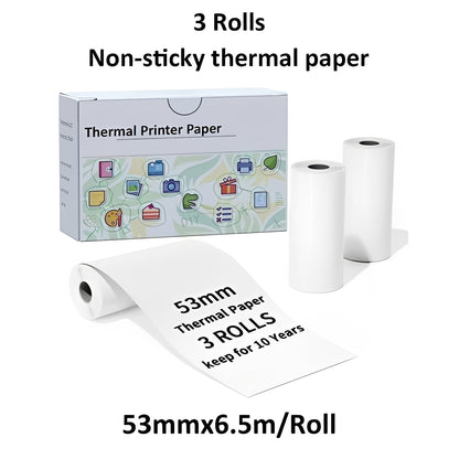 Wireless Compact Photo Sticker Printer with Bluetooth
