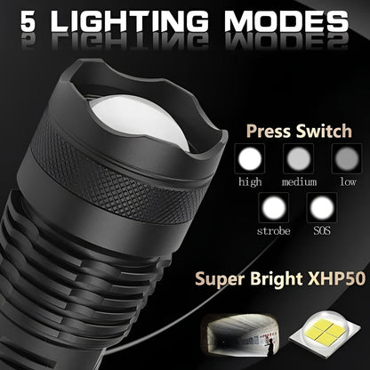 Portable LED Torch with Focusable Bright Light