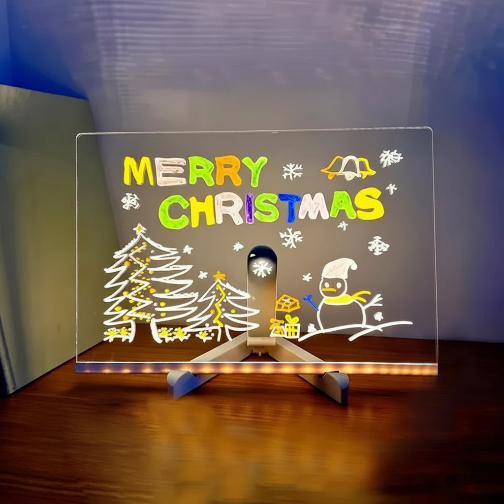 Reusable LED Writing Board with USB Powered Display