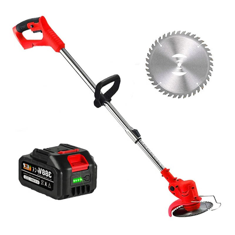 Electric Weed Eater, Electric Weed Wacker, Lawn Edger, Battery Powered Grass Cutter, Foldable Battery Weed Trimmer