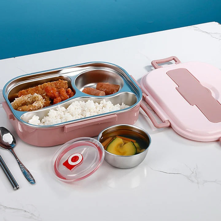 Keeps Food Fresh Stainless Steel Lunch Container