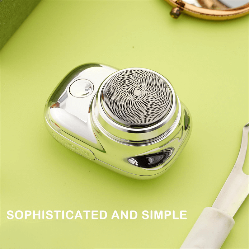 Compact USB Rechargeable Travel Shaver for Men with Cordless Design & Portable Carry Case for Business Trips & Gym
