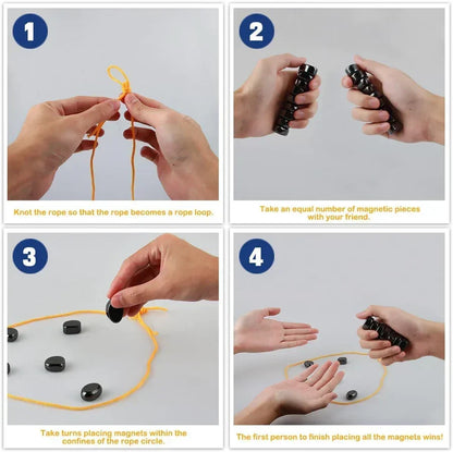 Magnetic Strategy Game for Kids – Develops Focus & Fine Motor Skills – Screen-Free Family Fun