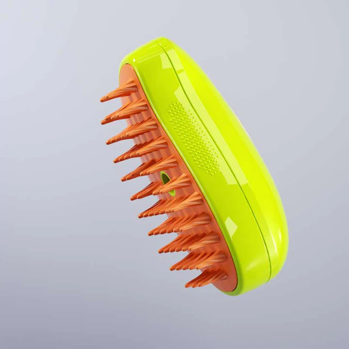 USB Rechargeable Cat & Dog Grooming Comb with Gentle Vapor Technology for Shedding & Detangling | Pet Brush for Cats Dogs Small Animals | An