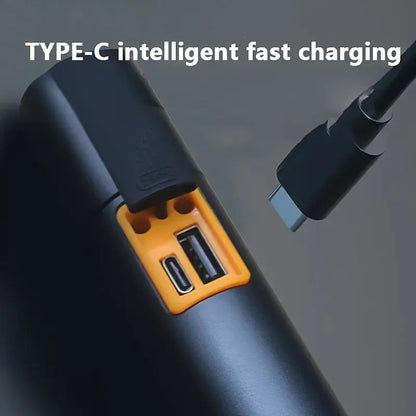 High-Power LED Torch with Adjustable Focus and Multiple Light Modes for Camping, Hiking, Emergency Use