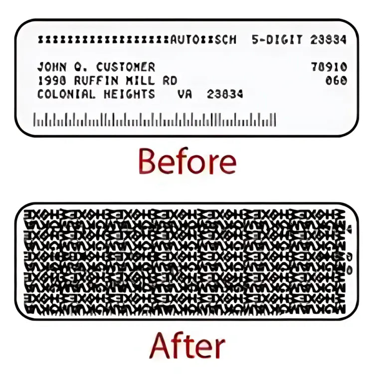 Privacy Roller Stamp for Sensitive Documents Confidential Mail Security Address Blocker Financial Papers Personal Info Guard Home Office Too