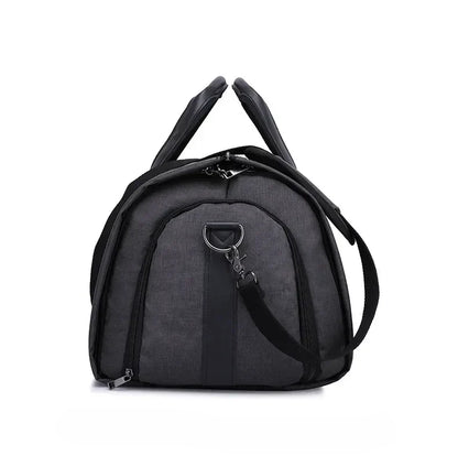 Convertible Garment Duffel Bag with Shoe Compartment for Business Travel & Weekends, Hanging Suit Carrier