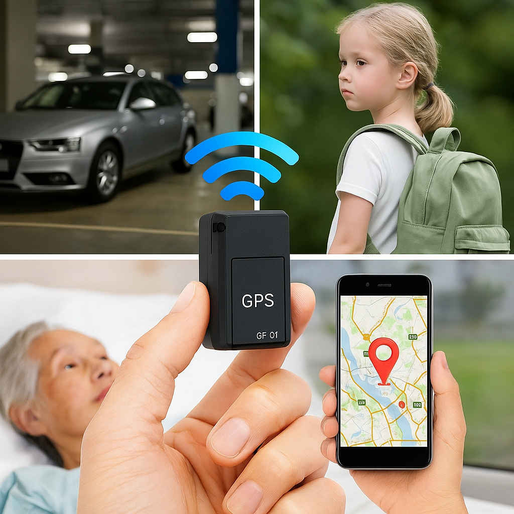 Compact Real-Time Location Tracker with Magnetic Mount for Vehicles & Valuables, Voice Monitoring Device, GSM GPRS Locator