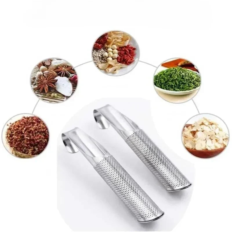 Stainless Steel Loose Leaf Tea Strainer Set with Fine Mesh for Hot & Iced Brewing – 2-Pack Reusable Infuser Balls for Cups, Mugs & Teapots