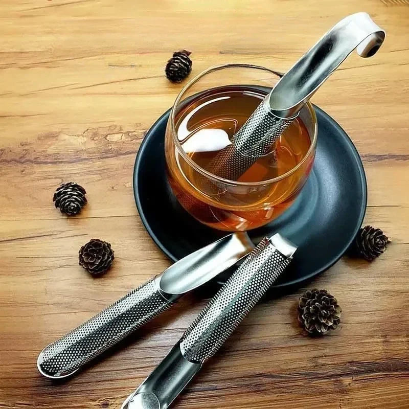 Stainless Steel Loose Leaf Tea Strainer Set with Fine Mesh for Hot & Iced Brewing – 2-Pack Reusable Infuser Balls for Cups, Mugs & Teapots