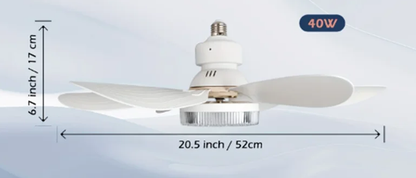 Elegant Flower | Modern Ceiling Fan with Remote Control & LED Lights | Stylish Home Decor Fandelier