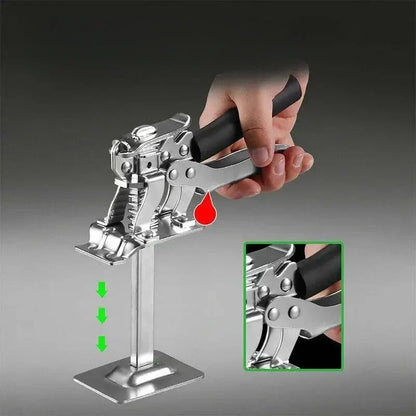 Cabinet Door Lift Jack with Adjustable Height Control for Woodworking Installation Projects DIY Renovation Trim Work Flooring