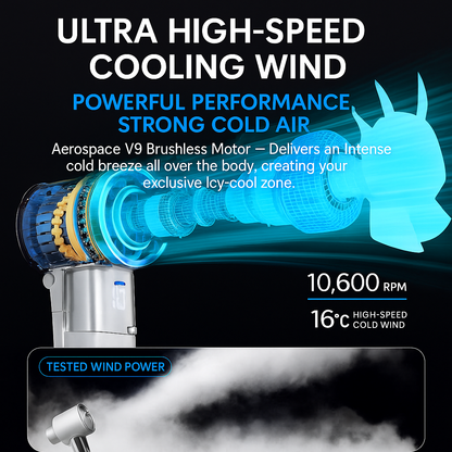 Smart Power Bank Fan with Adjustable Airflow & Quick Charge Feature | Versatile Cooling Solution for On-the-Go Comfort