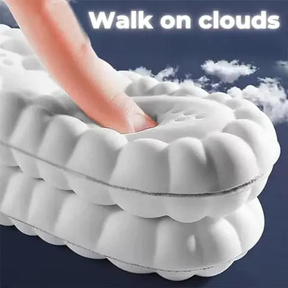 Cushioned Foot Inserts with Heel Protection for Sneakers Boots Work Shoes All-Day Comfort Arch Support Pain Relief Breathable Shoe Liners