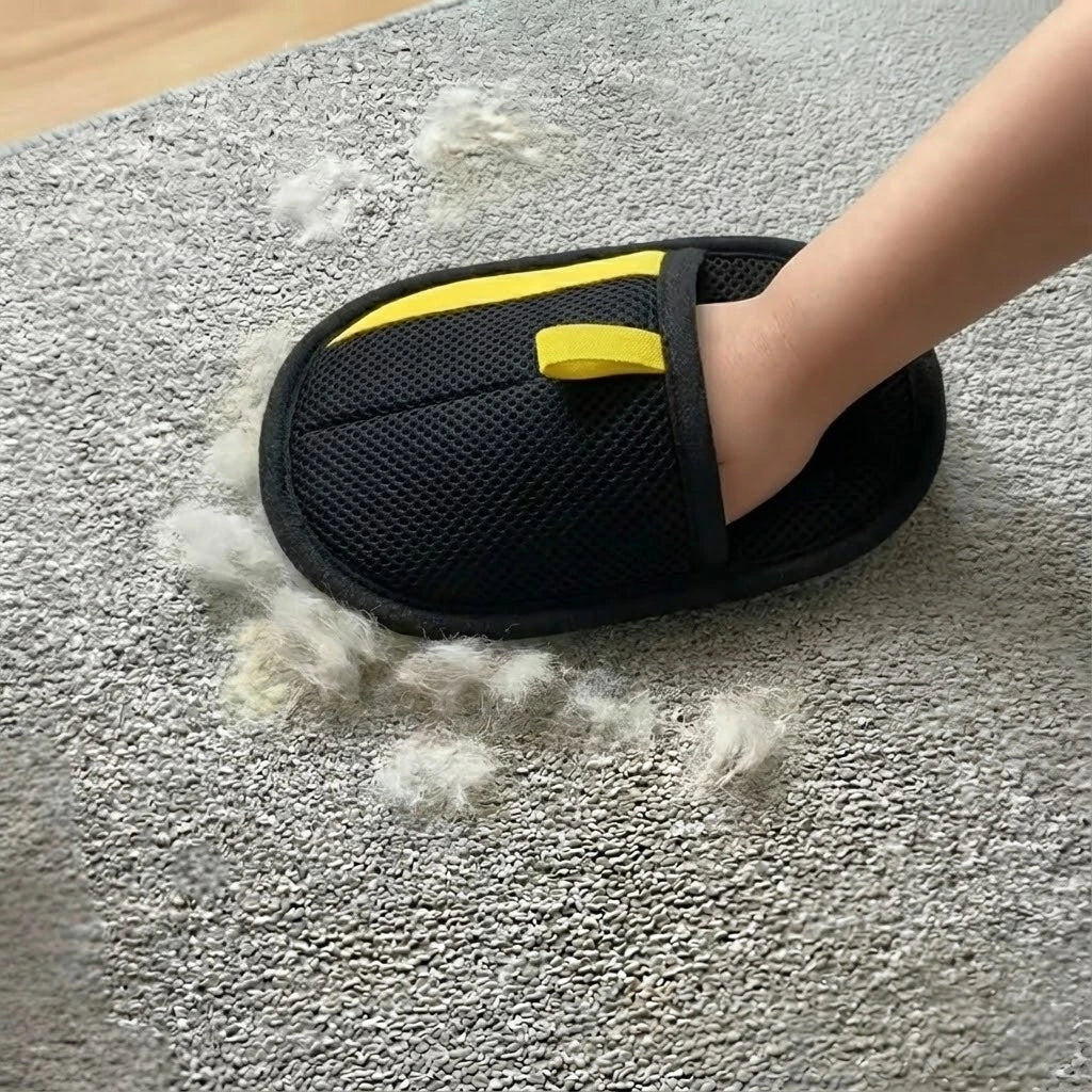 Reusable Fur Removal Mitt for Couch Carpet Bedding Dogs Cats Lint Brush Alternative No Vacuum Needed Quick Touch-Up Tool
