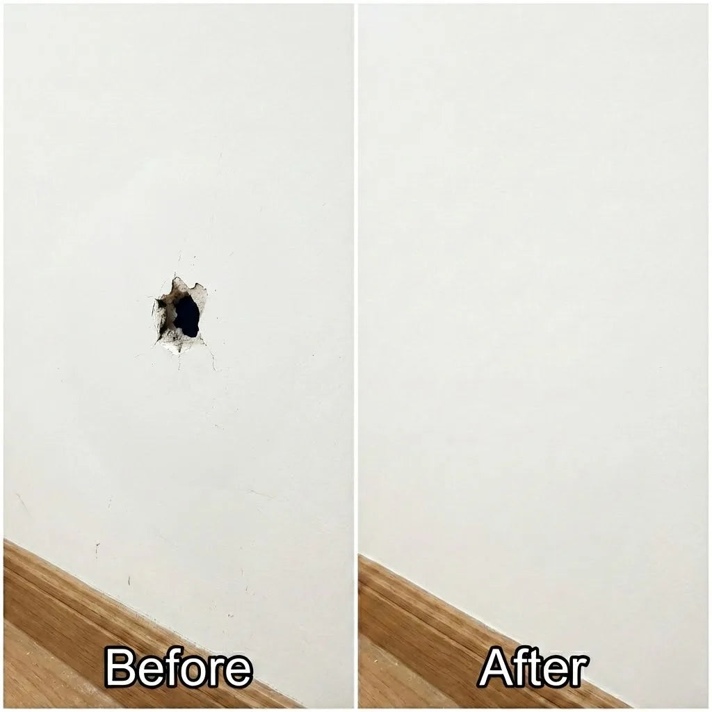 Squeeze-Tube Gap Filler for Drywall Cracks, Nail Holes & Outlet Gaps - Ready-Mixed Formula Dries Fast, Paintable Surface Repair Compound for