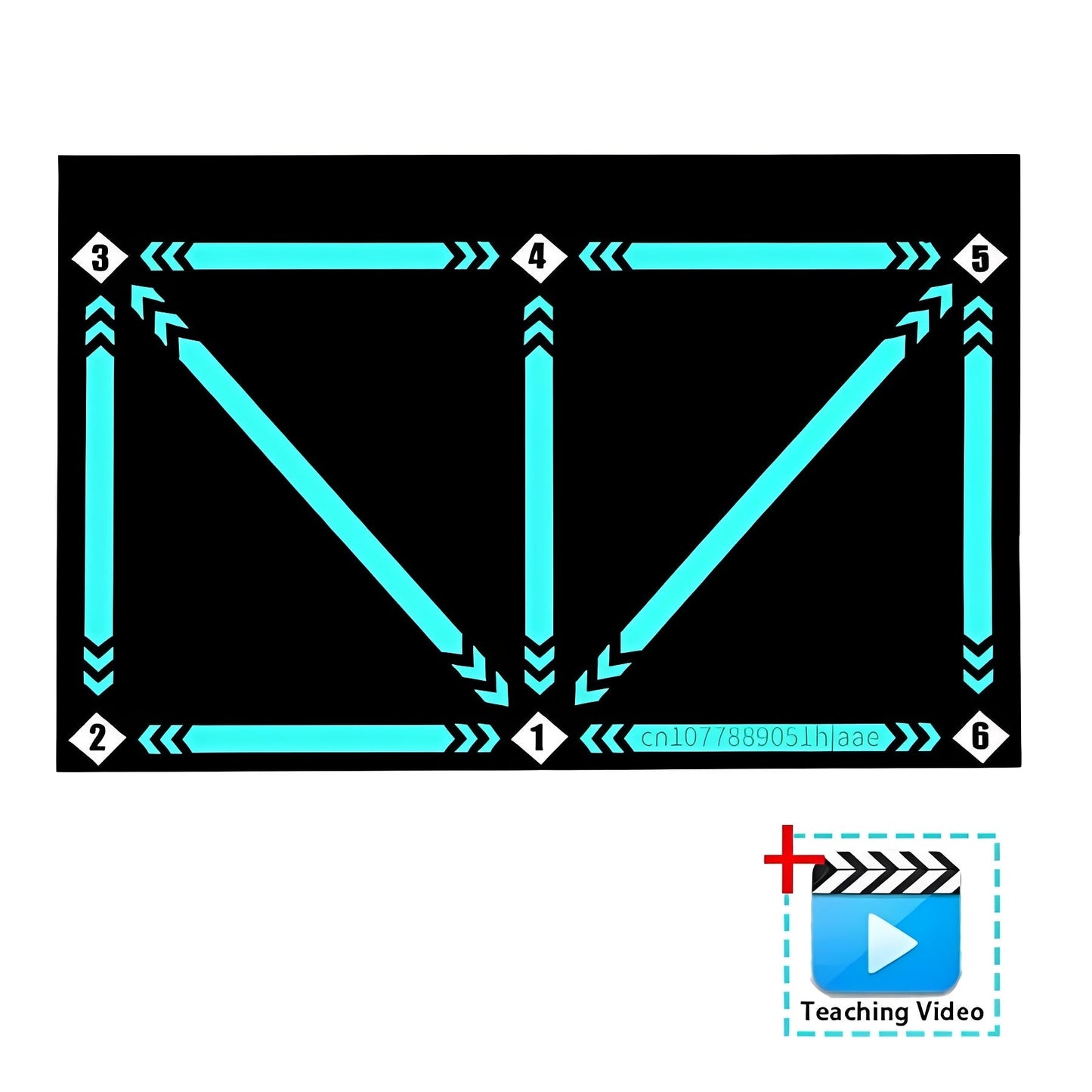 Pro Soccer Practice Mat with Online Coaching Videos