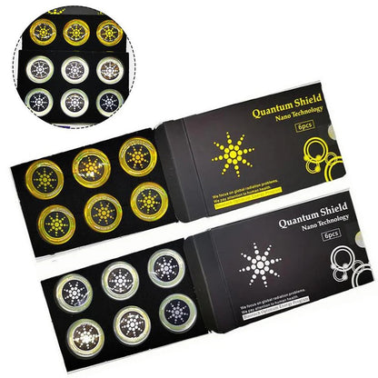 Protective Phone Laptop Tablet Radiation Stickers 6-Pack