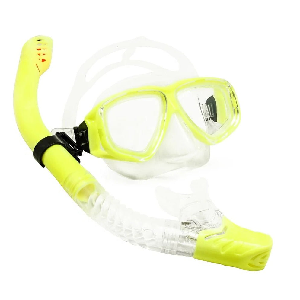 Durable Dive Mask with Flexible Rubber Strap