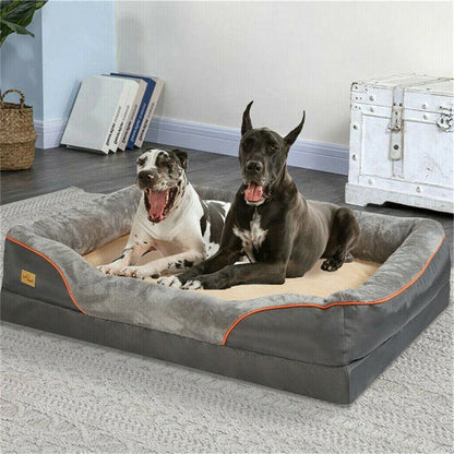 Large Orthopedic Dog Bed with Removable Cover