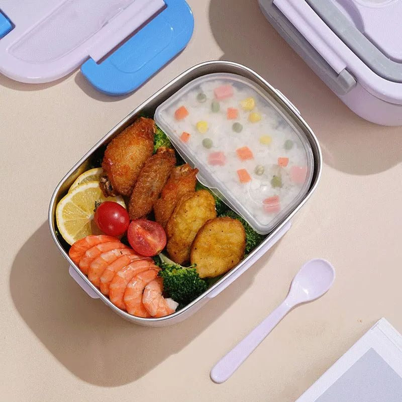 Compact Reheating Lunch Box for Car and Home