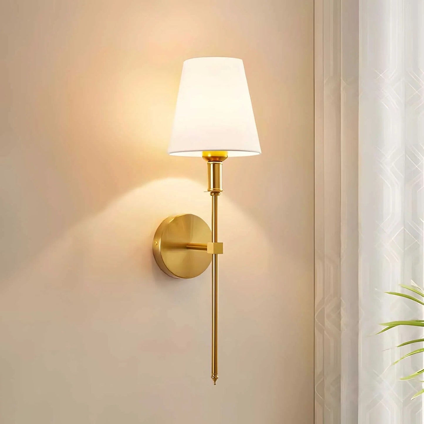 Easy Install Cordless Wall Lights Set of 2