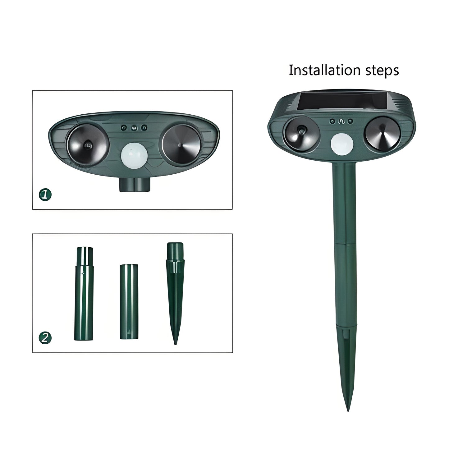 Outdoor Electronic Pest Repeller, 4 Pack