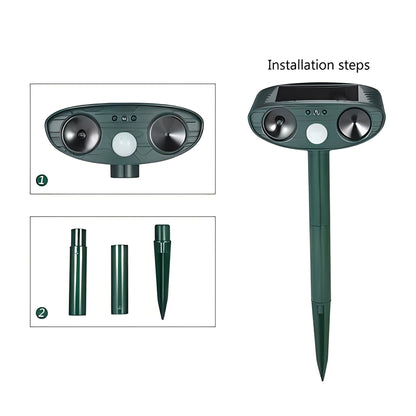 Outdoor Electronic Pest Repeller, 4 Pack