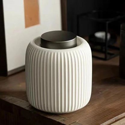 Pet Ashes Container with Locking Ceramic Lid