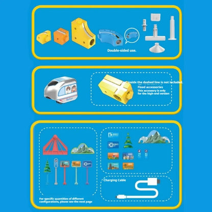Fun Kids Remote Control Maglev Train Building Kit