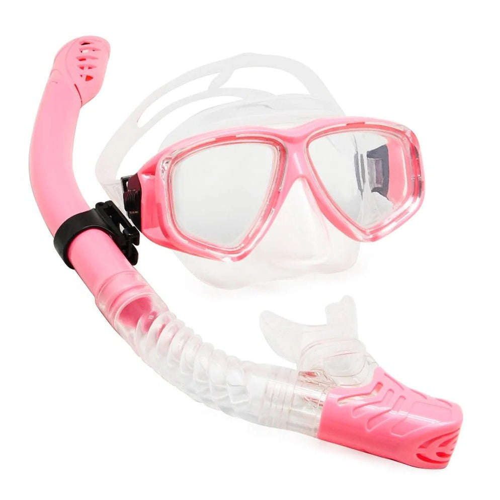 Durable Dive Mask with Flexible Rubber Strap