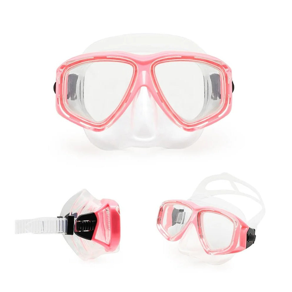 Durable Dive Mask with Flexible Rubber Strap