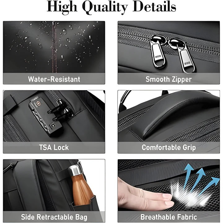 Compact Hiking Backpack with Organized Interior