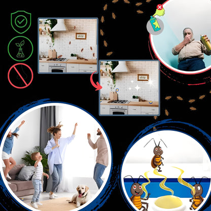 Effective Home Roach Trap with Hidden Bait