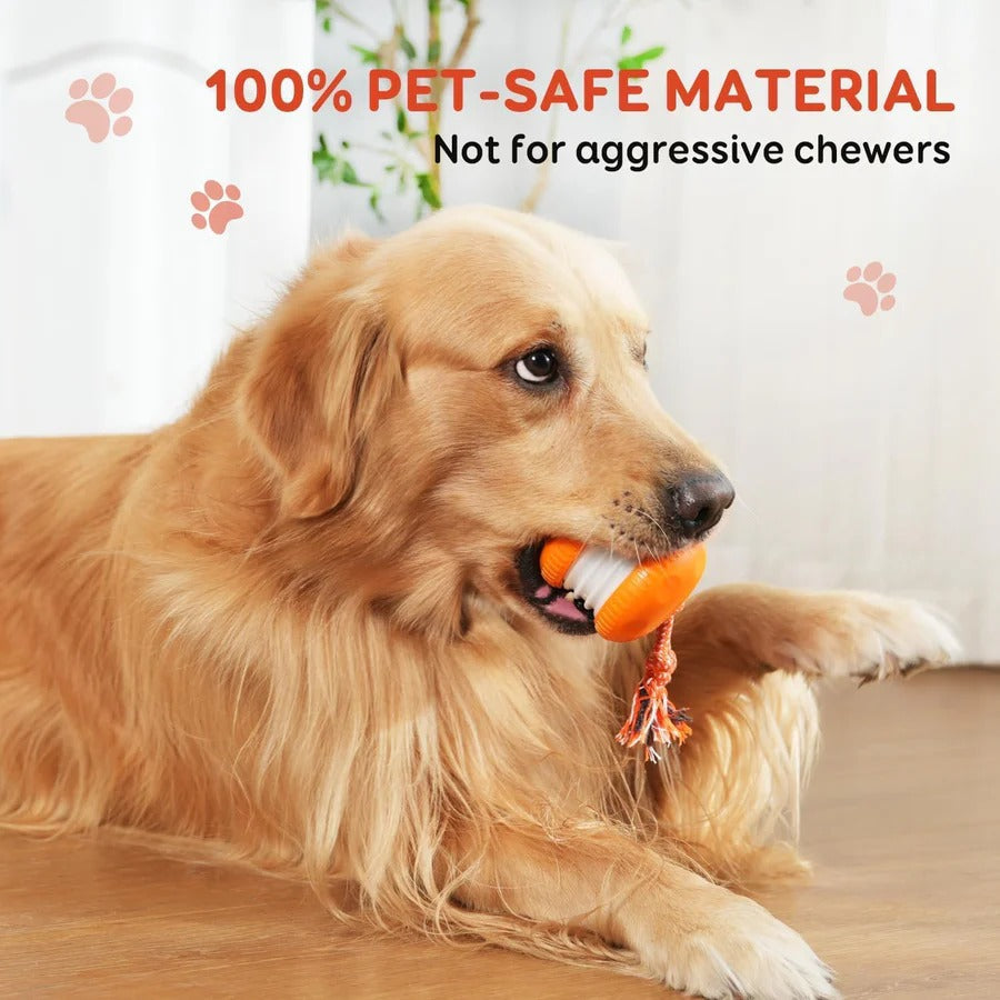 Interactive Dog Toy Ball with Rope, 2 Pack Set