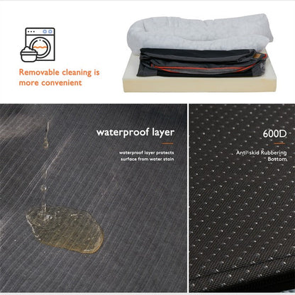 Large Orthopedic Dog Bed with Removable Cover