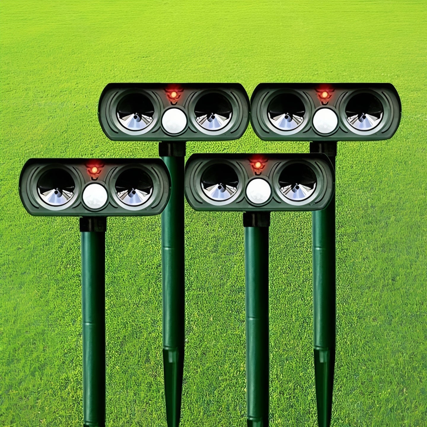 Outdoor Motion Activated Pest Repeller with Solar Power