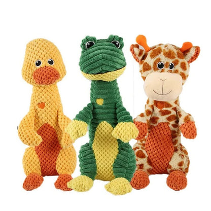 Soft Cuddly Pet Toy and Durable Playmate