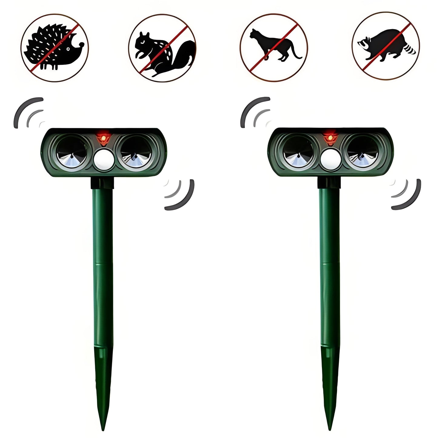 Outdoor Motion Activated Pest Repeller with Solar Power