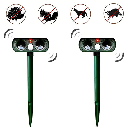 Outdoor Motion Activated Pest Repeller with Solar Power