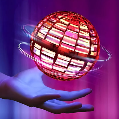 Colorful LED Spin Top Toy with Glow Sphere Design