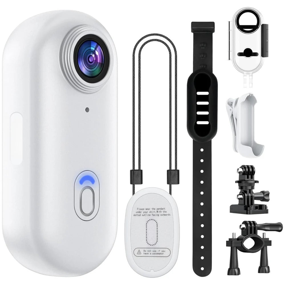 Small 4K Waterproof Action Cam with 128GB Storage