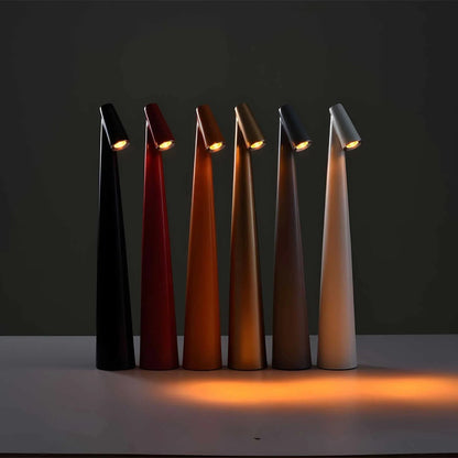 Portable Metal Office Lamp with Adjustable Brightness and USB Port